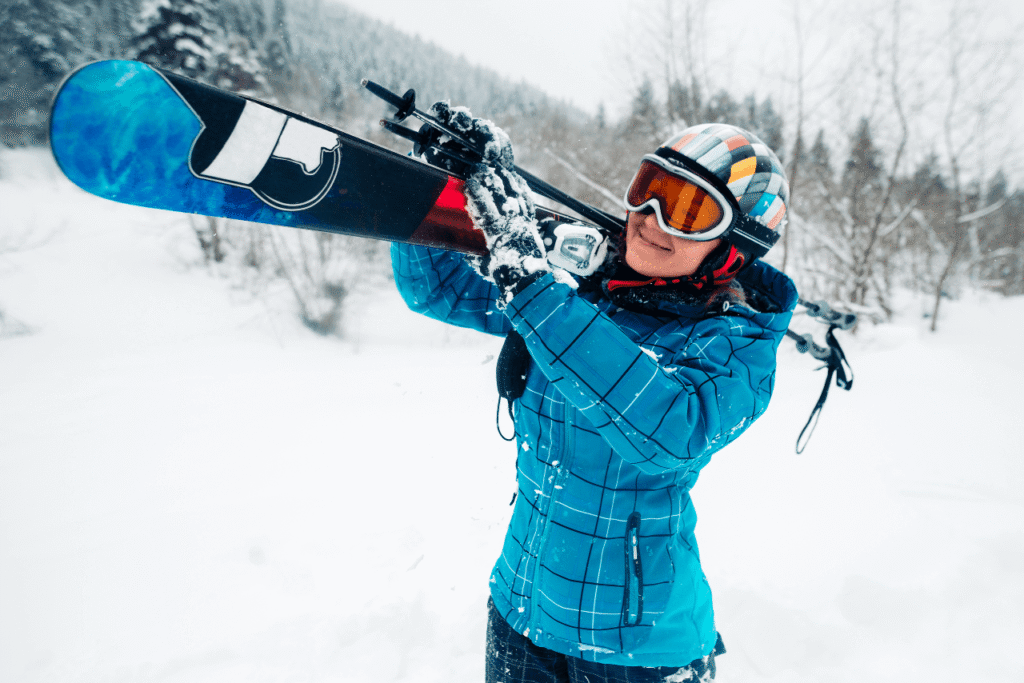 Trisha suffer accidental in cross country skiing